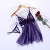Charme da Meia-Noite comércio exterior lingerie sexy roupa íntima sexy vestido de noite com fenda frontal AliExpress Amazon entrega 1163