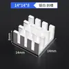 Disipador de Calor Electrónico para Memoria de Router, Tarjeta Gráfica, CPU 5*6*10*20*22*25*28*40 Disipador de Calor de Aluminio