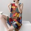 Pijama Familiar de Algodón y Seda para Mujer, Camisola sin Mangas de Rayón, Fresca y Cómoda, Adecuada para Usar en Casa y al Aire Libre, Conjunto de Verano