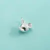 Accesorio de plata pura S990 versión ligera colgante de pez koi pulsera de cristal perla jade con cuentas DIY colgante de carpa