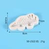 Molde de silicona líquida de chocolate para pastel FOND diy Serie Dinosaurios Adornos Decorativos de Escritorio Molde de Goteo de Yeso