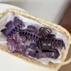 Acessórios de Cabelo Yhj Novo Padrão Mármore Retrô Presilha Tubarão para Penteado Updo na Nuca, Presilha de Cabelo Feminina