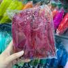 Em estoque Pena Multicolorida Faca Pequena Reta Pena de Ganso Pena Artesanal Material DIY Brincos Acessórios de Decoração para Cocar Pena Colorida