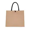 Bolsa Feminina Artística, Bolsa de Algodão e Linho de Grande Capacidade Estilo Ins, Bolsa Tote Fashion para o Trabalho e Dia a Dia Feminina, Bolsa Tote de Desenho Animado Winnie