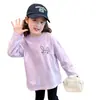 Camiseta linda de manga larga para niña, 100% algodón, camiseta básica para niños, nuevo estilo primavera y otoño 2026, top estudiantil de moda