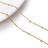 Cadena grande de cobre con cuentas de posicionamiento, cadena de acabado, cadena de extensión, accesorios de bricolaje hechos a mano, pulsera, collar, cadena para teléfono móvil.