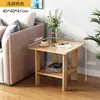Mesa Pequeña, Mesa Lateral para Sofá, Mesa de Centro para Salas de Estar Pequeñas, Estante de Mesita de Noche para Casa de Alquiler, Mesa de Té Minimalista Nórdica