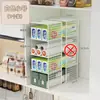 Gabinete Estante para Almacenamiento de Película en Rollo Estante de Almacenamiento Compartimentado Gabinete Suministros de Cocina Estante en Capas Artefacto Ahorrador de Espacio
