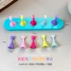 Soporte de Exhibición de Uñas con Arte de Uñas de Piezas de Ajedrez de Colores Nuevo Dopamina Soporte de Exhibición de Uñas Magnético Fuerte Portátil Juego de Base para Práctica de Uñas