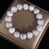 Pulsera Caliente Línea Negra Turquesa Blanca para Hombre y Mujer Pulsera de Círculo Sencillo de Cuentas Redondas Puesto de Mercado Nocturno Lugar Escénico Suministro de Joyería para Parejas
