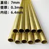 Diámetro 1 2 3 4 40 50 mm tubo redondo pequeño de latón capilar hueco de pared delgada h62/h65 tubo de latón protección ambiental