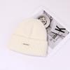 Gorro de lana para mujer, cálido, pequeño, de punto, para otoño e invierno, original, combinable con todo, con protección para las orejas, ideal para estudiantes, para ir de compras o para el frío.