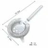 Filtro de hielo de acero inoxidable 304 filtro para vino filtro de hielo de alta calidad herramienta de bar filtro de hielo para café leche té
