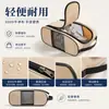 Bolsa personalizada para guardar sapatos para viagens de negócios, bolsa organizadora de sapatos portátil, bolsa de malha respirável à prova de poeira para chinelos e chuteiras