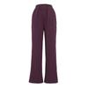 Calça feminina estilo preguiçosa, estilo americano, estilo Spice Girl, cor sólida, elastômero, cintura alta, bolso, reta, casual, 2025