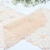 Tanglong Estilo Fresco y Sencillo Malla Bordada Floral a Dos Colores de Ancho Completo con Adorno de Encaje para Ropa, Decoración del Hogar y Accesorios para Almohadas