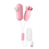 Lai Le 2214 Huevo Coqueto Lamiendo Lengua Frecuencia Variable Producto para Adultos USB Doble Línea Juguete para Masturbación Femenina