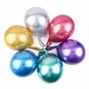 Balões Metalizados Cromados de Látex Espessos de 5 polegadas para Eventos de Inauguração, Decorações de Aniversário e Balões Decorativos da Moda
