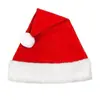 Sombrero de Navidad fabricantes transfronterizos más terciopelo acolchado productos decorativos navideños sombrero niños adulto felpa sombrero de Navidad