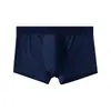 Roupa Íntima Masculina Cueca Boxer Respirável de Seda Gelada Masculina Shorts Esportivos Masculinos Finos Antibacterianos de Verão