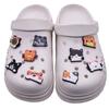 Serie de Gatos Lindos para Mascotas Transfronteriza Flor para Zapato Pegamento Suave de PVC Hebilla Decorativa Desmontable DIY Producto Nuevo Accesorios para Zuecos Listos para Usar