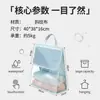 Bolsa colgante para almacenamiento de baño, diseño de montaje en pared sin perforaciones, bolsa impermeable para teléfono para ducha, organizador de ropa transparente de gran capacidad
