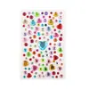 Pegatinas Brillantes de Gemas para Niños, Pegatinas de Diamantes de Corazón, Pegatinas de Recompensa de Princesas, Decoración para Escenario, Pegatinas Hechas a Mano para DIY