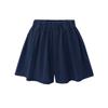 Shorts de perna larga tamanho grande Calças de verão femininas europeias e americanas algodão modal cintura alta calça saia feminina cor sólida calças casuais bolso
