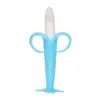 Mordedera de plátano tridimensional mordedera para bebé palo para morder pezón de bebé mordedera para molares pulsera mordedera de plátano