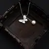 Personalizado Criativo Retro Punk Exagerado Nicho Europeu e Americano Simples Luz Luxo Na Moda Homens e Mulheres Tridimensional Borboleta Colar Longo