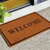 Alfombra de Bucle de Seda para Vestíbulo Estilo Simple Transfronteriza Felpudo para Puerta de Entrada Imitación de Palma de Coco Rascador de Barro y Tierra para el Hogar Felpudo Antideslizante Cortable