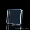 Caja de Almacenamiento Cuadrada Pequeña con Tapa 5.5 Caja de Almacenamiento Caja Vacía de Plástico Transparente con Tapa Caja de Embalaje Organizador de Piezas de PP