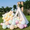 Cesta de Macaron de 12 polegadas Formato de Balão de Ar Quente Proposta Romântica Confissão Decoração de Atmosfera para Festa de Aniversário