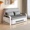 Sofá cama individual, plegable de doble uso, cama plegable para sala de estar de dos personas, cama para personas de mediana edad y mayores, cama para perezosos para apartamentos pequeños, multifuncional y extensible
