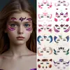 Colorido Lindo Mariposa Niños Niñas Rendimiento Pegatinas Pintura Facial Mariposa Soñadora Pegatinas Tatuaje Esquinas de los Ojos
