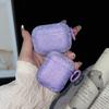 Para Apple funda para audífonos de diamante rosa al por mayor Airpods3 generación tendencia funda protectora para audífonos pro2 con hebilla