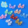 Pequeño pez dorado koi tridimensional luminoso, llavero de bricolaje, accesorios de resina, caja ciega, bolsa ciega, suministro en vivo