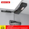 Puerta de armario con manija libre de instalación, abridor automático de puerta oculto, amortiguador de presión, dispositivo de rebote de puerta cerrada de aleación de aluminio