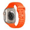 Correa de Silicona de Tres Perlas de un Solo Color Adecuada para Apple Watch 9 10 11 iWatch Ultra Pulsera de Color Sólido de Tres Perlas