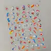 Lindas Pegatinas de Arte para Uñas de Doraemon Hombre Gordo Azul 3D Pikachu Lente de Teléfono Móvil Pegatinas en Relieve para Diario Modelo CA