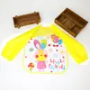 Comercio exterior abrigo infantil anti-vestir completamente impermeable bebé bebé EVA desechable ropa de arroz delantal babero ropa para pintar