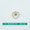 Al por mayor Estilo Coreano Creativo Colgante Individual Multiestilo Patrón de Corazón Goteo de Aceite Aleación Collar Pulsera Colgante Joyería Accesorios DIY
