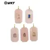 Wt-P2084 Pingente Pequeno Geométrico Exquisito com Pedra Preciosa e Zircônia Colorida Inlaid Acessórios para Montagem de Colares e Brincos DIY Feitos à Mão Decoração