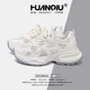 Zapatos de Papá Universales para Mujer Zhq3665 Nuevos Zapatos Deportivos de Malla Transpirable para Verano Delgados Versátiles para Estudiantes Zapatos que Aumentan la Altura