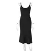 Ropa de Mujer Amazon 2026 Otoño Nueva Moda Sexy Cuello en U Ajustado Adelgazante Vestido de Tirantes Comercio Exterior al por Mayor