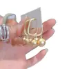 Nuevos Pendientes Cuadrados de Nicho 2025, Estilo Fresco, Pendientes de Borla de Bola de Gama Alta, Pendientes de Aguja de Plata de Lujo Ligero