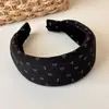 Diademas retro de otoño e invierno con estampado floral, de lunares y de leopardo de ala ancha, disponibles en múltiples estilos, hechas de tela, accesorios versátiles para el cabello para peinar, lavarse la cara y uso general para mujeres