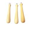 Colgante de palo de madera de béisbol de simulación material para pendientes de bricolaje colgante de llavero con colgante de ojo de oveja en stock