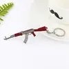 Llavero colgante de metal con rifle de francotirador de 98 quilates, modelo de arma circundante, juego de escape de pollo Jedi Survival