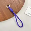 Cordão Colorido Novo para Celular Transfronteiriço, Corda Trançada Feita à Mão, Chaveiro para Capa de Celular DIY, Alça Destacável Anti-Perda para Garrafa de Água